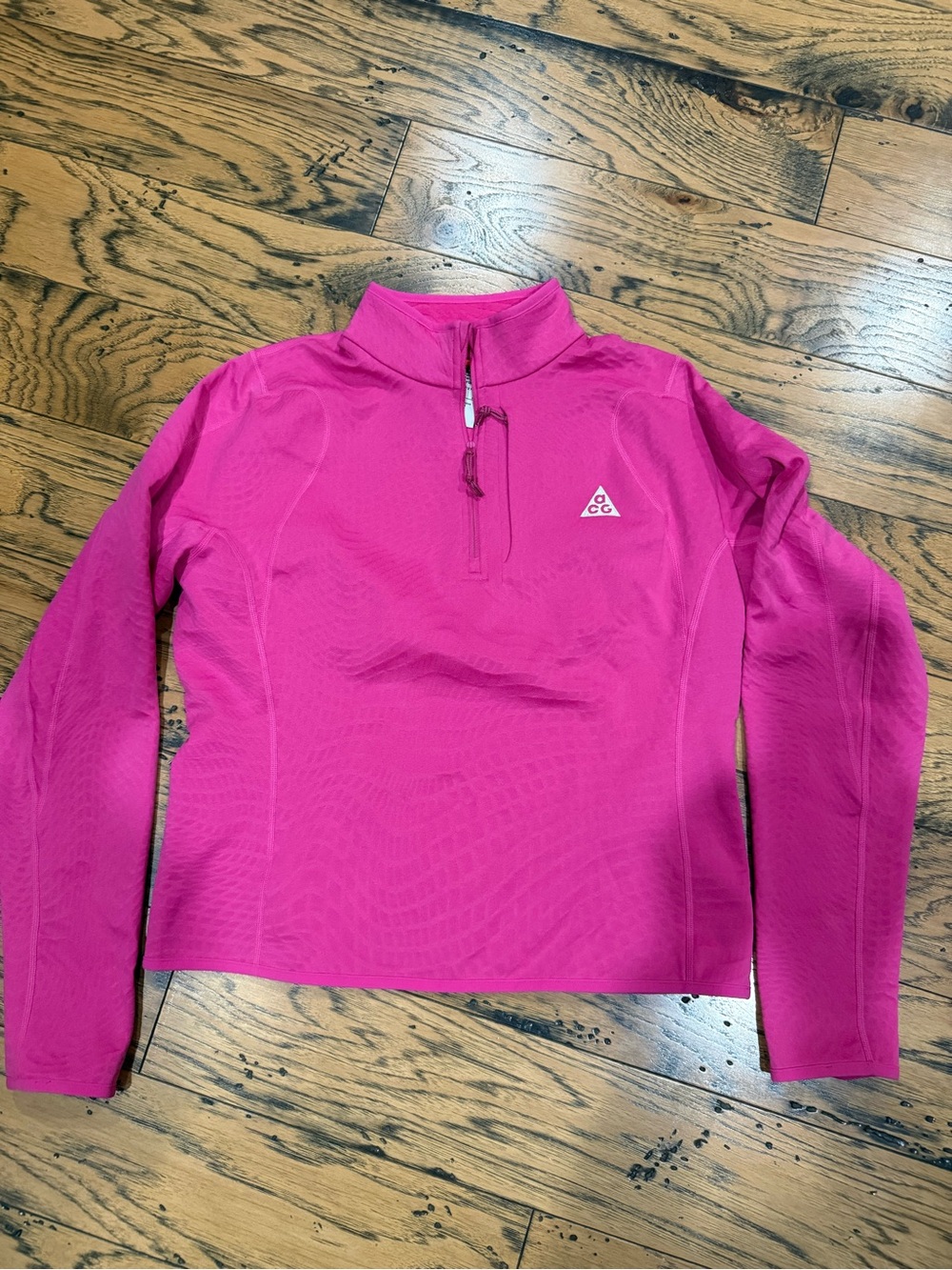 Women’s Pink Nike Half-Zip Running Pullover